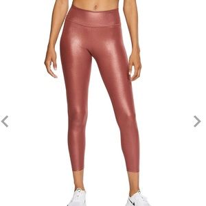 NWOT Nike Women's One Icon Clash Shimmer 7/8 Tights